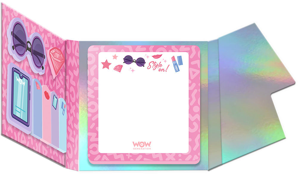 246969-EC Blok samoljepljivi set WOW Generation razni oblici, sort P6/12