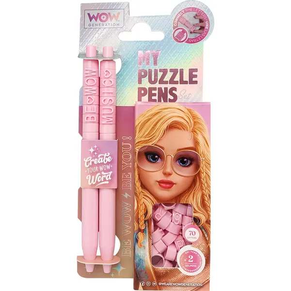 246971-EC Set ol.kem x2 + 70 slova WOW Generation Puzzle Pen sort, P18/36