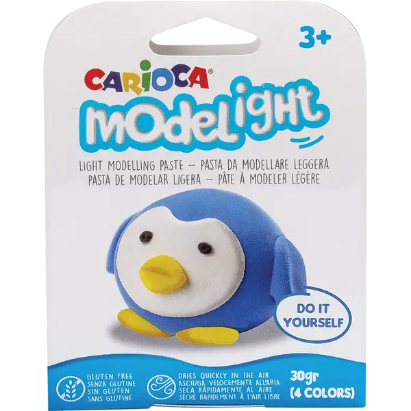 241376-EC Masa za modeliranje CARIOCA Animal dispL.sort (pingvin, patka, dino)P16/64 NETTO