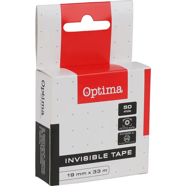 248464-EC Selotejp 19/33 OPTIMA Invisible tape 50mic 129052 bls P1/480