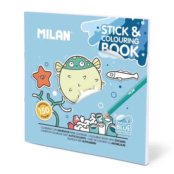 248516-EC Bojanka s naljepnicama za djecu MILAN BLUE ODISSEY P30