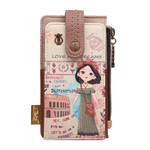 245984-EC Etui za kartice/novčanik Janet A tour of Rome 9x2x16 cm JW-007C P30