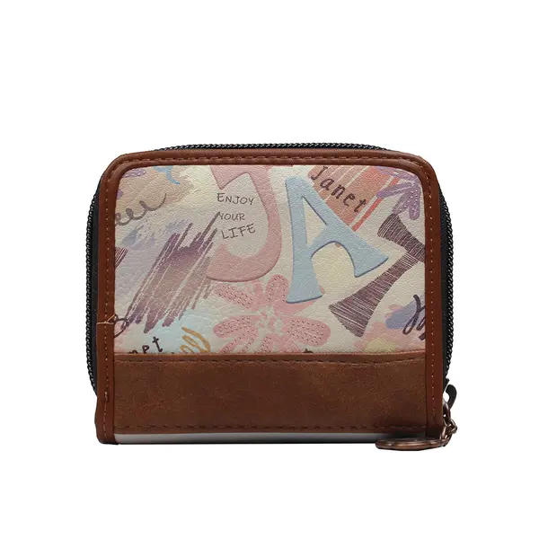 246000-EC Novčanik fashion Flowery city 10,5x3x9,5 cm JW-010A P60