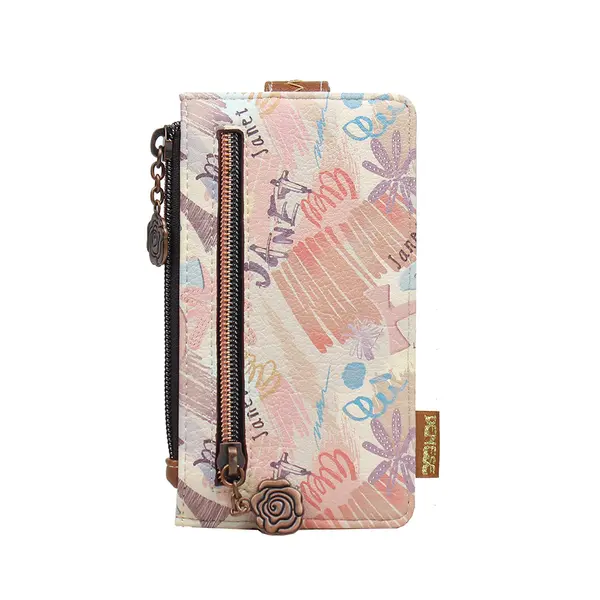 246001-EC Etui za kartice/novčanik Janet Flowery city 9x2x16 cm JW-007B P30