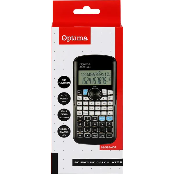 247647-EC Kalkulator OPTIMA SS-591-401 401fun. 25259 P30/60