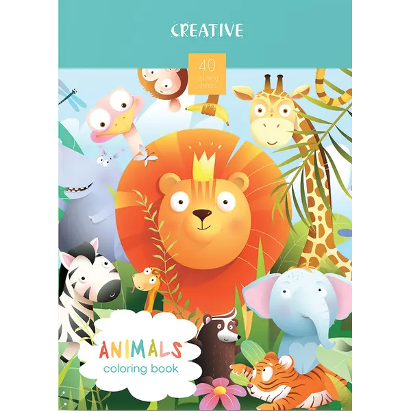 236174-EC Bojanka za djecu Creative ANIMALS 21x30cm 75100 P24