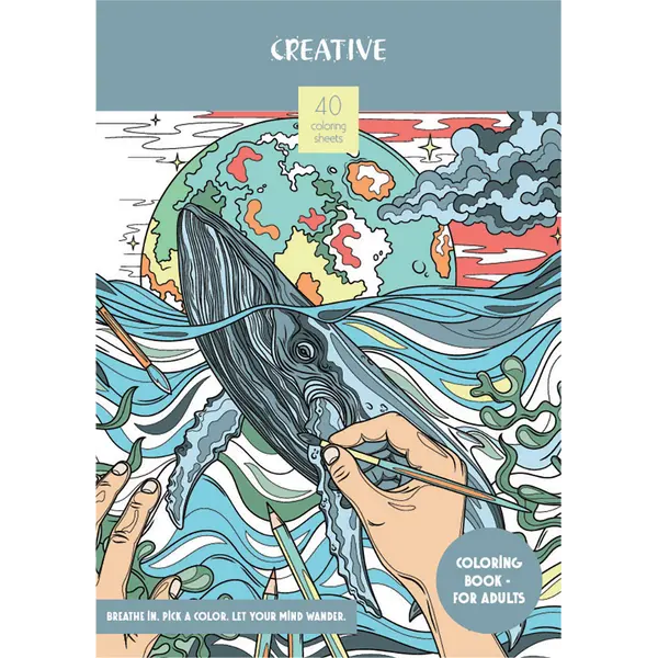 236179-EC Bojanka za odrasle Creative ANIMAL CREATIONS  21x30cm 75297 P24