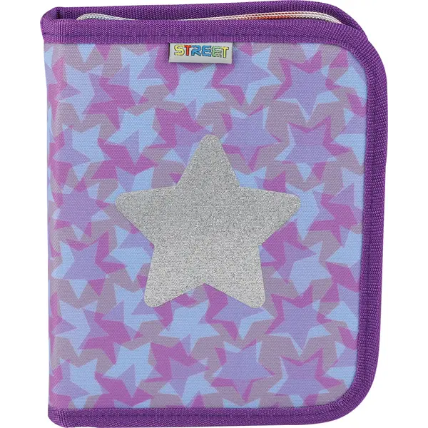 247124-EC Pernica jednostruka 2 preklopa BIG Street GLITTER STAR sa priborom P40