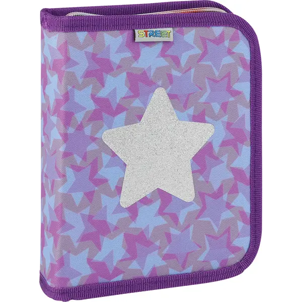 247124-EC Pernica jednostruka 2 preklopa BIG Street GLITTER STAR sa priborom P40