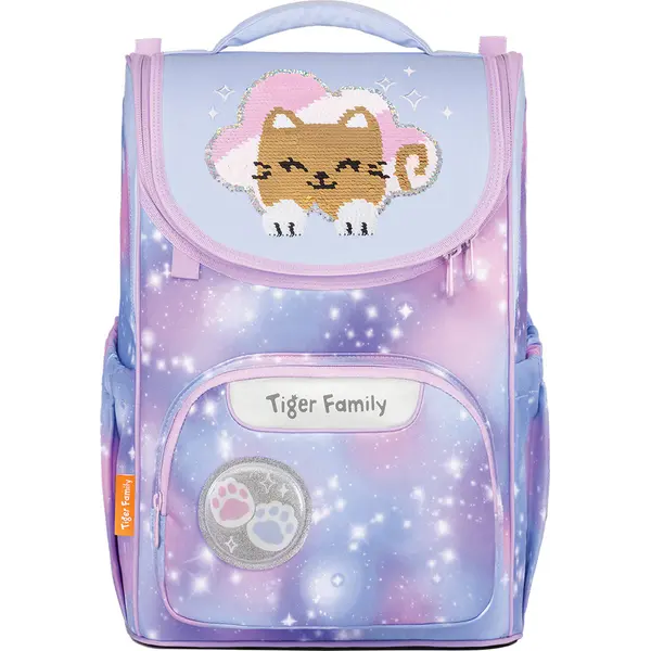 247778-EC Torba prv.anat. TIGER FAMILY Nature Quest 2.0 Kitty in Clouds(Sequins) P4