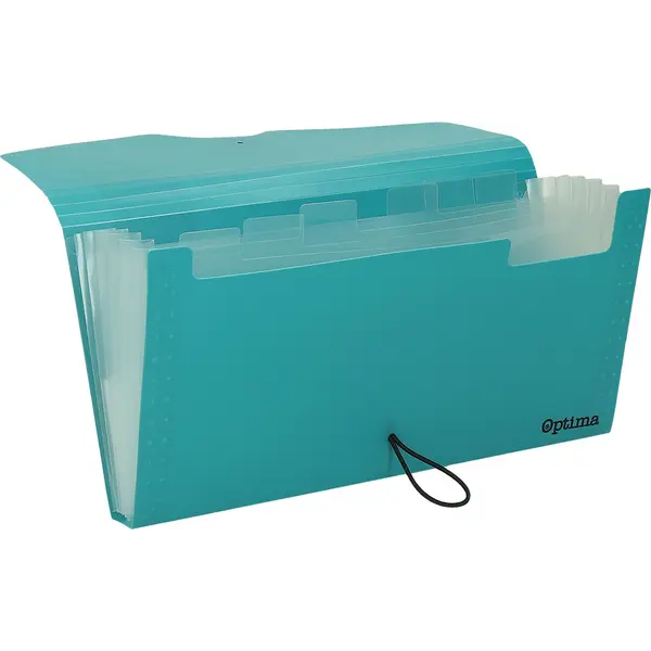 248513-EC Mapa za račune PVC B6 6 preg. OPTIMA Office siva 120394 P36/144