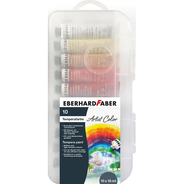 248655-EC Tempera 10/1 18 ml EBERHARD FABER plastična kutija P6