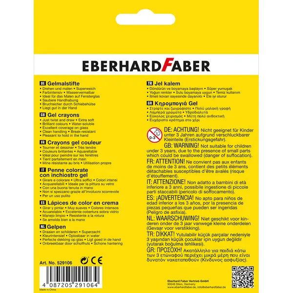 248660-EC Boje voštane 6/1 EBERHARD FABER gel metallic P5