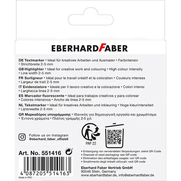 248664-EC Signir EBERHARD FABER Neon 4/1 P5
