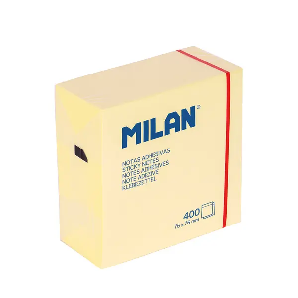 248695-EC Blok samoljepivi MILAN 76x76 400L žuti 4151400 P12/72