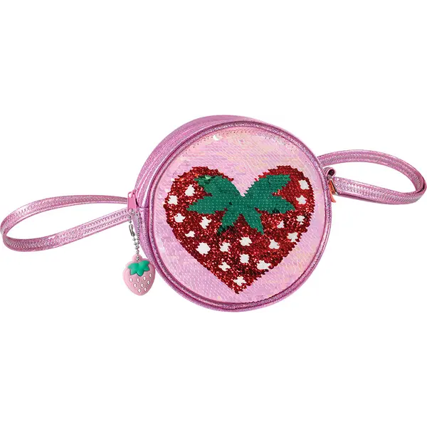 247865-EC Torbica na rame okrugla TIGER FAMILY Fun Time Strawberry Love P24