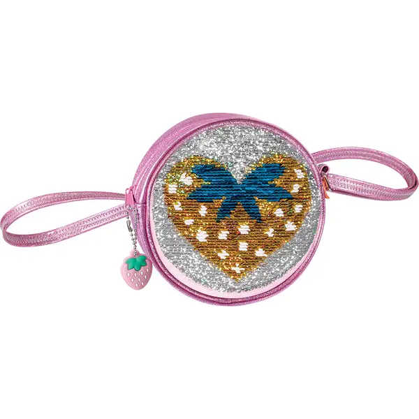 247865-EC Torbica na rame okrugla TIGER FAMILY Fun Time Strawberry Love P24