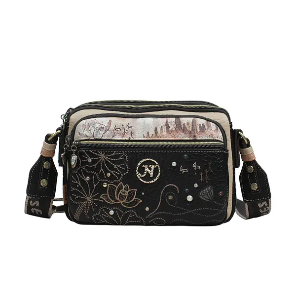 248351-EC Torba fashion Janet SS26 Lotus Lover 24X6X16cm J-205