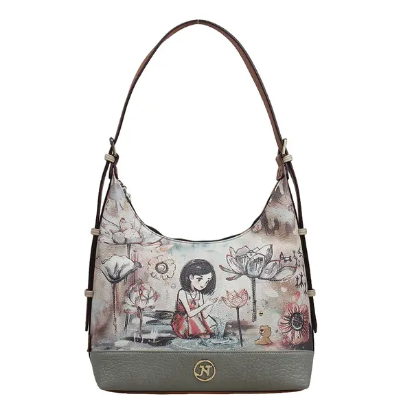 248358-EC Torba fashion Janet SS26 Lotus Lover 31X12X30cm J-191