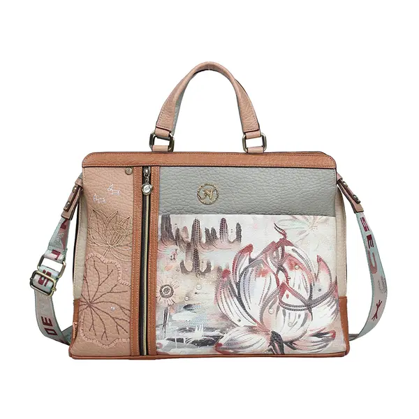 248360-EC Torba poslovna Janet SS26 Lotus Lover 41x6.5x31cm J-020E