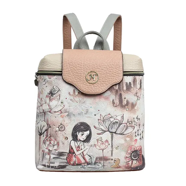 248361-EC Ruksak fashion Janet SS26 Lotus Lover 26X10X27cm J-182