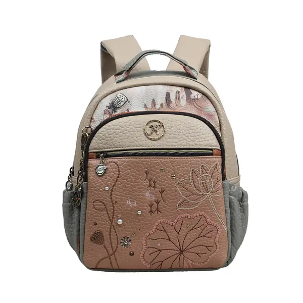 248362-EC Ruksak fashion Janet SS26 Lotus Lover 29X17X44cm J-192
