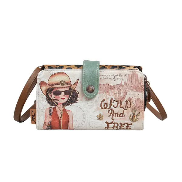 248399-EC Novčanik/torbica fashion Janet SS26 Western Odyssey 17x3.5x10.5cm JW-026B