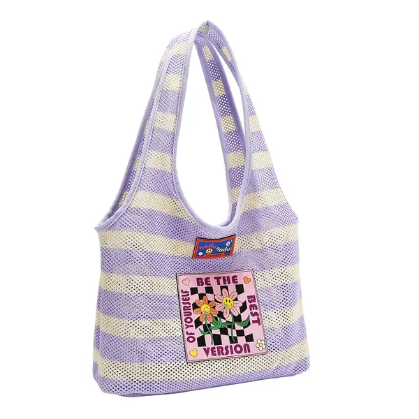 248409-EC Torba fashion NODUNADU Purple SS26 42x27x13 NN1170 P24