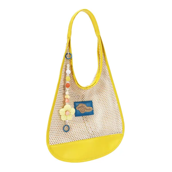 248410-EC Torba fashion NODUNADU Yellow SS26 35x32 NN1176 P24