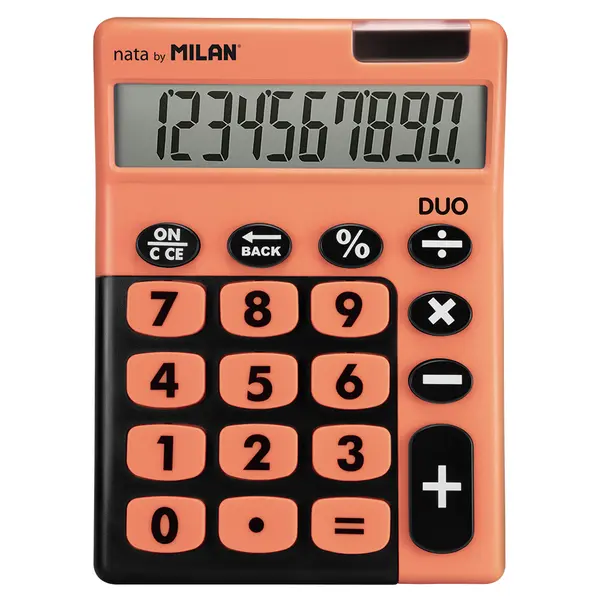 248855-EC Kalkulator MILAN stolni 10-tipki Duo sort P6/24