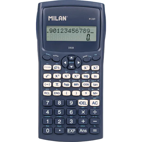 248856-EC Kalkulator MILAN M240 znanstveni 430 since 1918, plavi bls P10/20