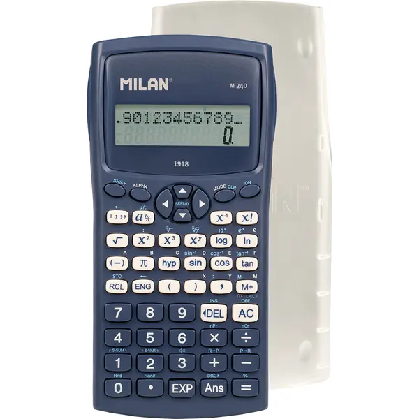 248856-EC Kalkulator MILAN M240 znanstveni 430 since 1918, plavi bls P10/20