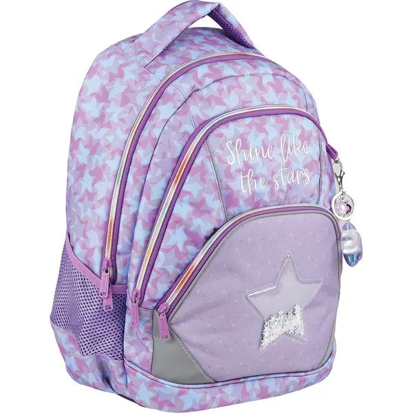 247121-EC Ruksak ergonomski Soft Street GLITTER STAR P10