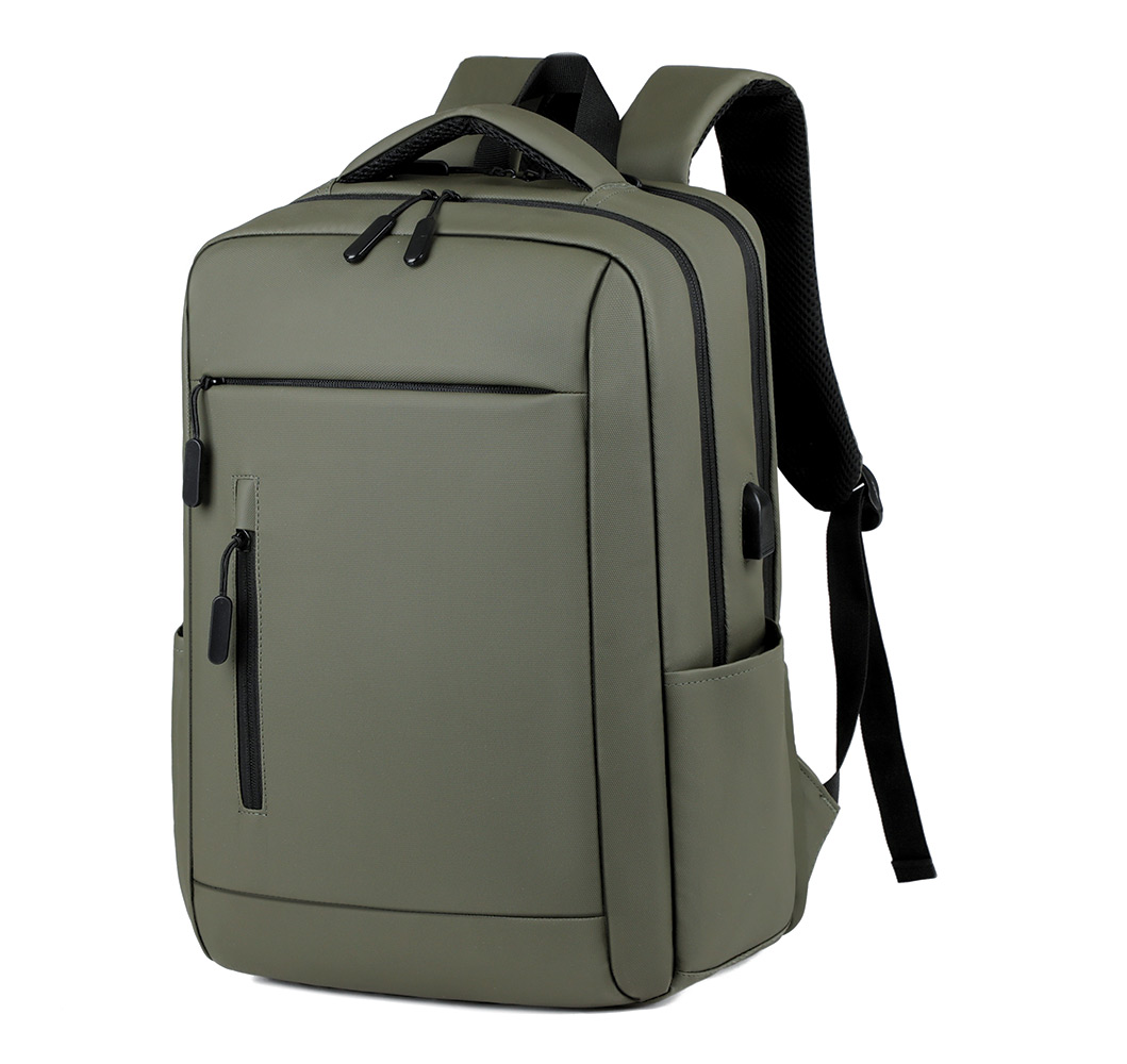 249714-EC Ruksak poslovni Sleek maslinasti
