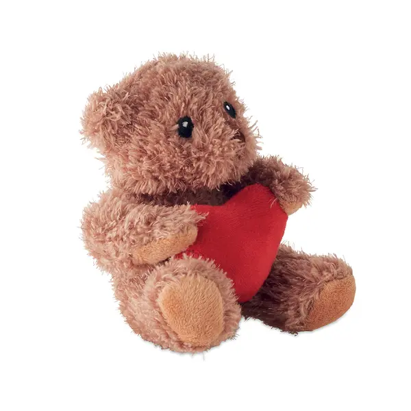 249781-EC Plišani medvjedić Heart sa crvenim srcem 13x16cm