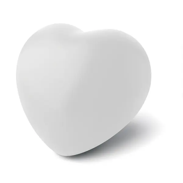 249782-EC Srce antistres Love od PU pjene 7x6,5x5,5 cm bijelo