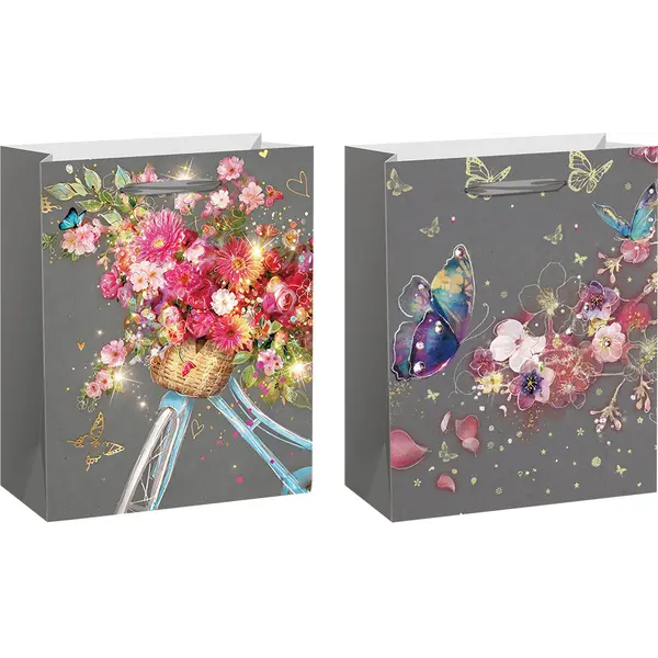 216646-EC Vrećica L svakodnevna mat glitter 26x32,4x12,7cm 71710   P12/144