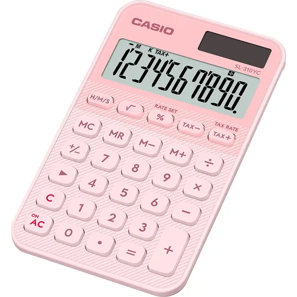 248468-EC Kalkulator CASIO SL-310 YC-LP roza bls P10/100