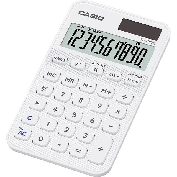 248469-EC Kalkulator CASIO SL-310 YC-WE bijeli bls P10/100