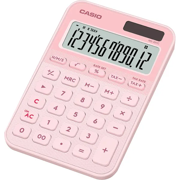 248472-EC Kalkulator CASIO MS-20 YC-LP roza P10
