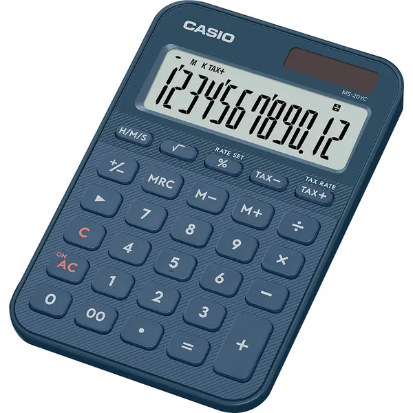 248473-EC Kalkulator CASIO MS-20 YC-NY plavi P10