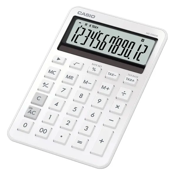 248478-EC Kalkulator CASIO MS-200DQ-WE bijeli P10