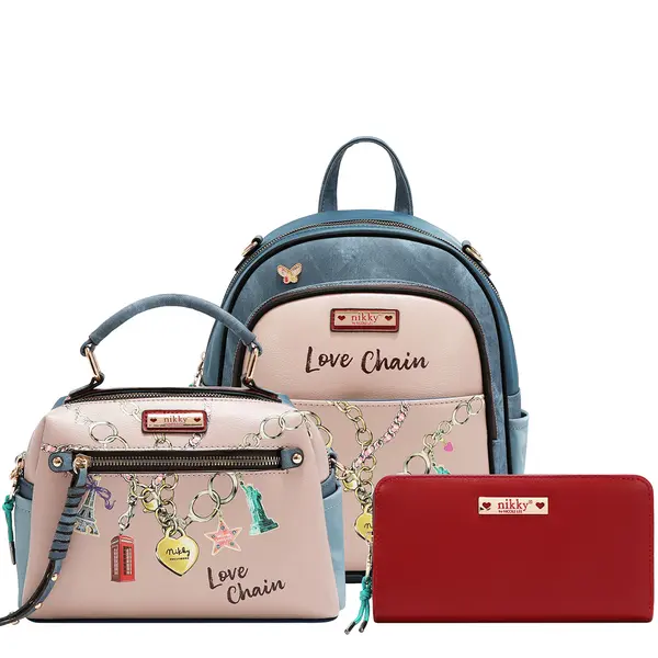 249156-EC Ruksak,torba,novčanik set NIKKY LoveChain FW26 NK13250-LCN P12