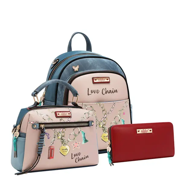 249156-EC Ruksak,torba,novčanik set NIKKY LoveChain FW26 NK13250-LCN P12