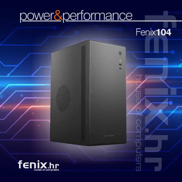 PC SPARK X-104 Stolno računalo Fenix 104  Intel i5 14400,16GB DDR5,NVME SSD 500GB,500W,W11Pro