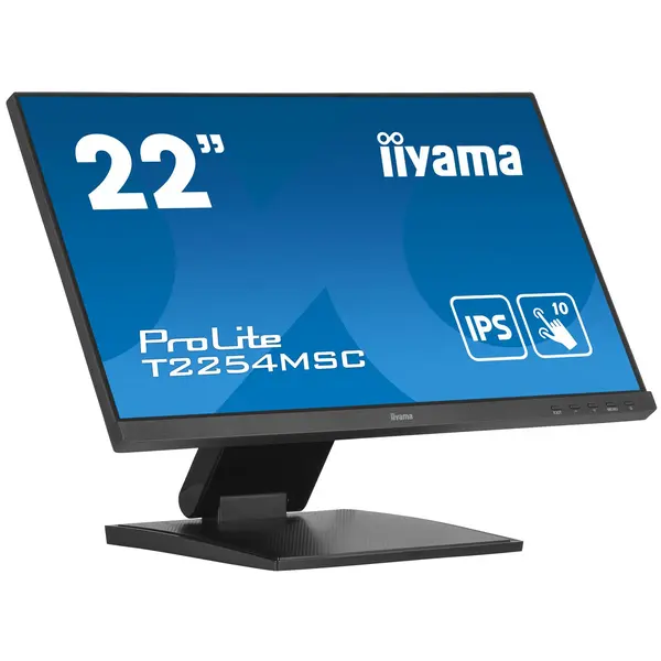 T2254MSC-B1AG Monitor LED 22" IIYAMA ProLite T2254MSC-B1AG,0 TP, Full HD, USB, kit (USB),black