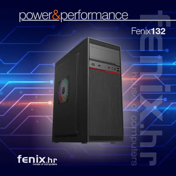 PC SPARK Y-132 Stolno računalo Fenix 132 AMD Ryzen 5 5600G,16GB DDR4,NVMe SSD 500GB,W11Pro