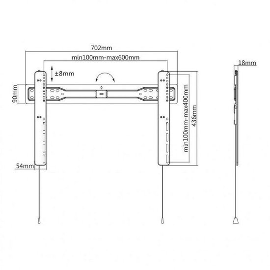 PLB-5746F Nosač za TV - SBOX PLB-5746F