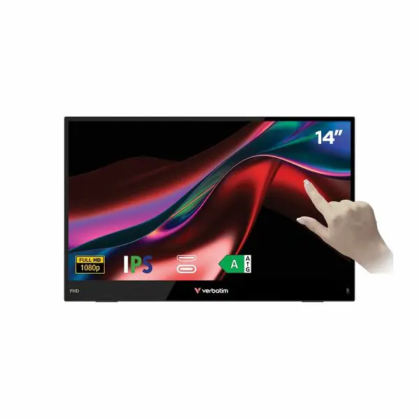 32400 Monitor prijenosni, osjetljiv na dodir LIGHT 14" Verbatim 32400 Full HD 1080p