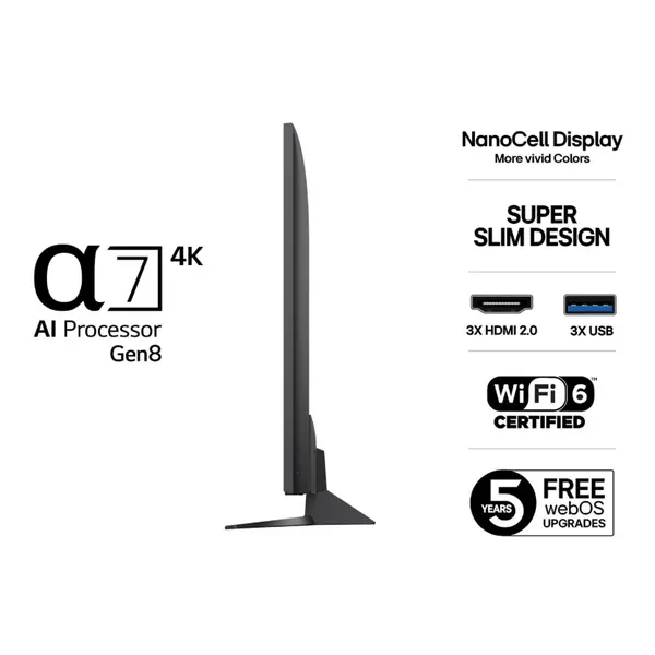 65NANO82A6B TV LED 65" 65NANO82A6B, 164cm, 4K, UHD, Smart TV